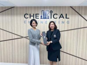 Mahidol University representative with Insulating Asia during the visit